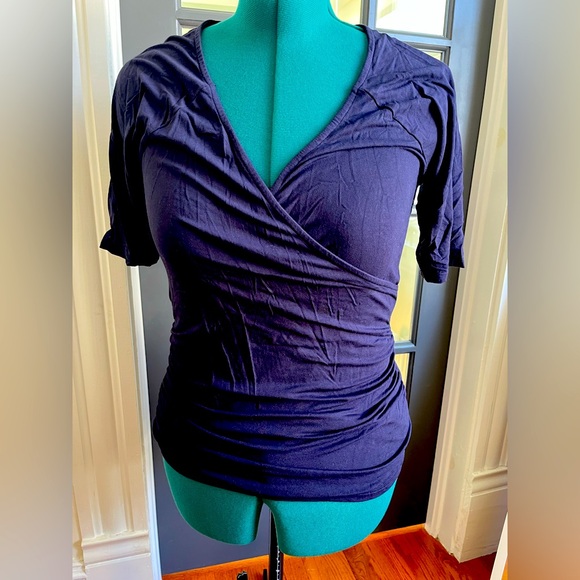 Boden women’s size 10 crossover cotton blouse - Picture 5 of 7